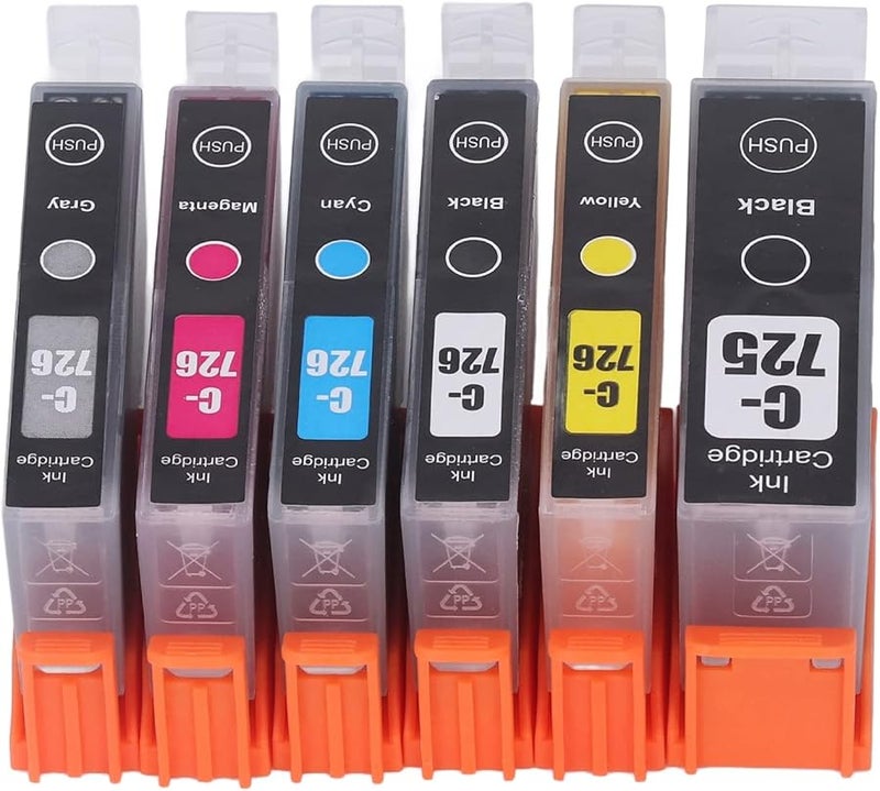 Compatible Ink Cartridge For IP4870 IP4970 IX6560 Printers BK BK C M Y GY 6 Colors - Image 4
